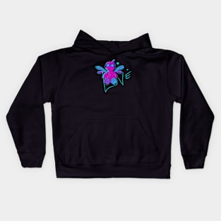 Love creature pink Kids Hoodie